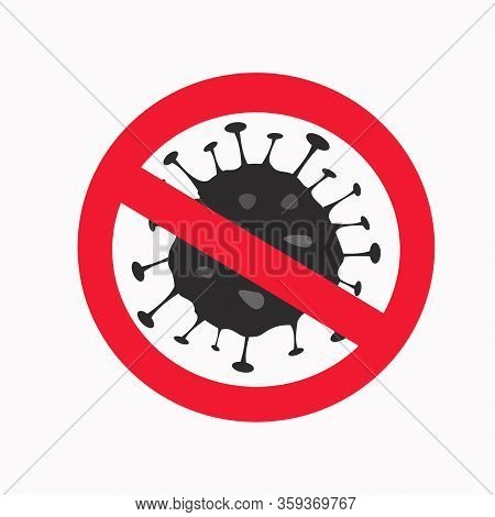 Illustration Vector Graphic Of Stop Corona Virus. Perfect For Coronavirus Presentation