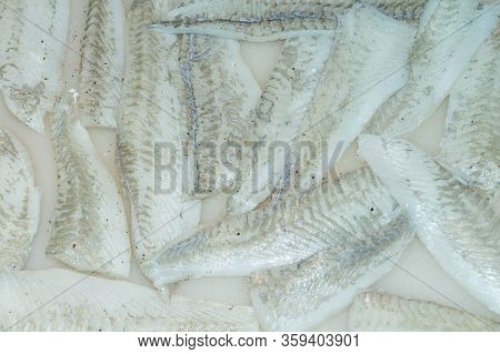 Flounder Or Plaice Filet With Herbs And Spices