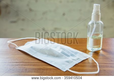 Essential Goods During Epidemic - Prevention And Protection Of Coronavirus Spreading. Protect Respir