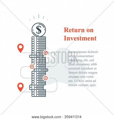 Long Term Investment Strategy, Stock Market Portfolio Increase, Boost Revenue, Business Growth, Capi