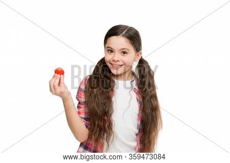 Lip Balm For Smooth Lips. Happy Child Hold Lip Balm. Lip Makeup. Natural Lip Care Products. Beauty A