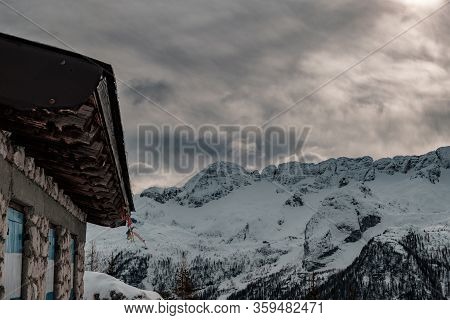 Julian Alps In A Cloudy December Day