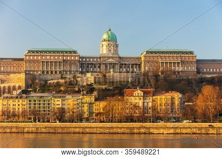 Széchenyi Chain Bridge And Area In Budapest