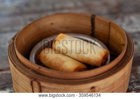 Fried Spring Rolls Is Thai Traditional Spring Rolls