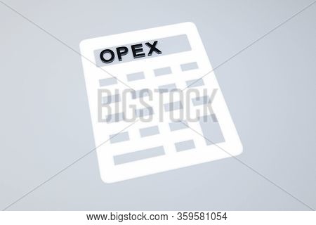 Opex Sunlight Business Concept 3d Render Illustration