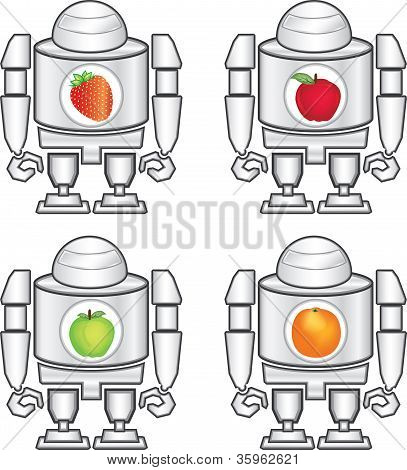 robot e frutti