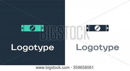 Logotype Construction Bubble Level Icon Isolated On White Background. Waterpas, Measuring Instrument
