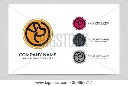 Pets Care Modern Abstract Logo Design. Modern Editable Logo Design