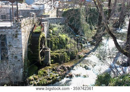 Springs Of Kryas In Livadeia Boeotia Greece