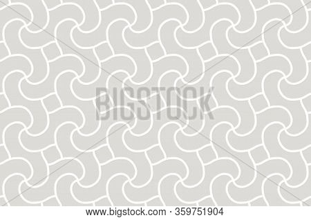 Geometric Seamless Pattern. Vector Background With Abstract Line Texture. Neutral Lace Wallpaper, Gr