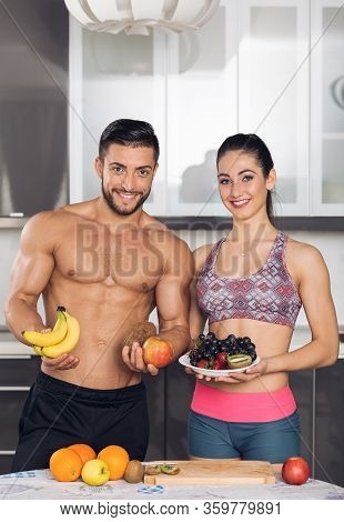 Abs, Apple, Background, Banana, Carbs, Cocos, Couple, Cut, Diet, Eat, Fit, Fitness, Food, Fruit, Gra