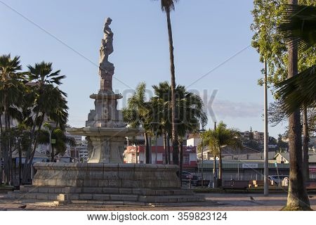 Noumea, New Caledonia - October 17, 2019: Place Des Cocotiers In Noumea