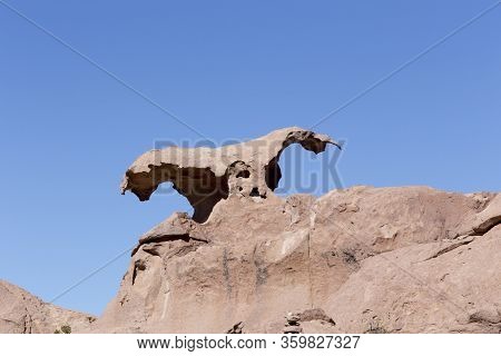 A Beautiful Rock Formation View In Bolivia