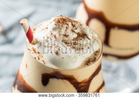 Homemade Boozy Frozen Mudslide Cocktail