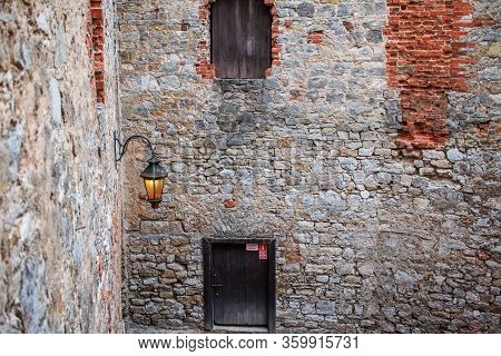 Lipowiec Castle Babice Poland View From Inside