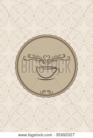 Avete voglia di una copertura di menu caffè casa