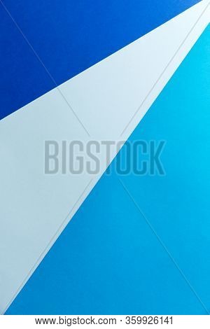 Paper Background Of Three Trending Colors For Writing Text. Ready-made Solution For The Designer. Ge