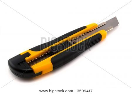 흰색 배경에 주머니칼