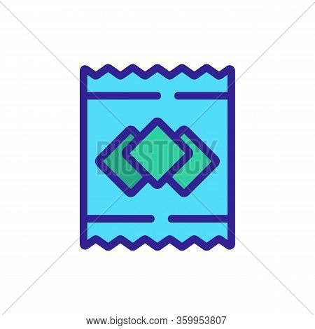Nori Is Tasty Icon Vector. Nori Is Tasty Sign. Color Contour Symbol Illustration
