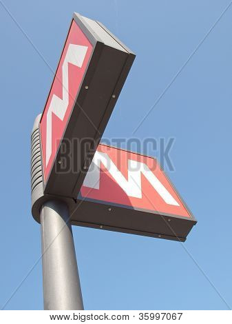 Subway sign