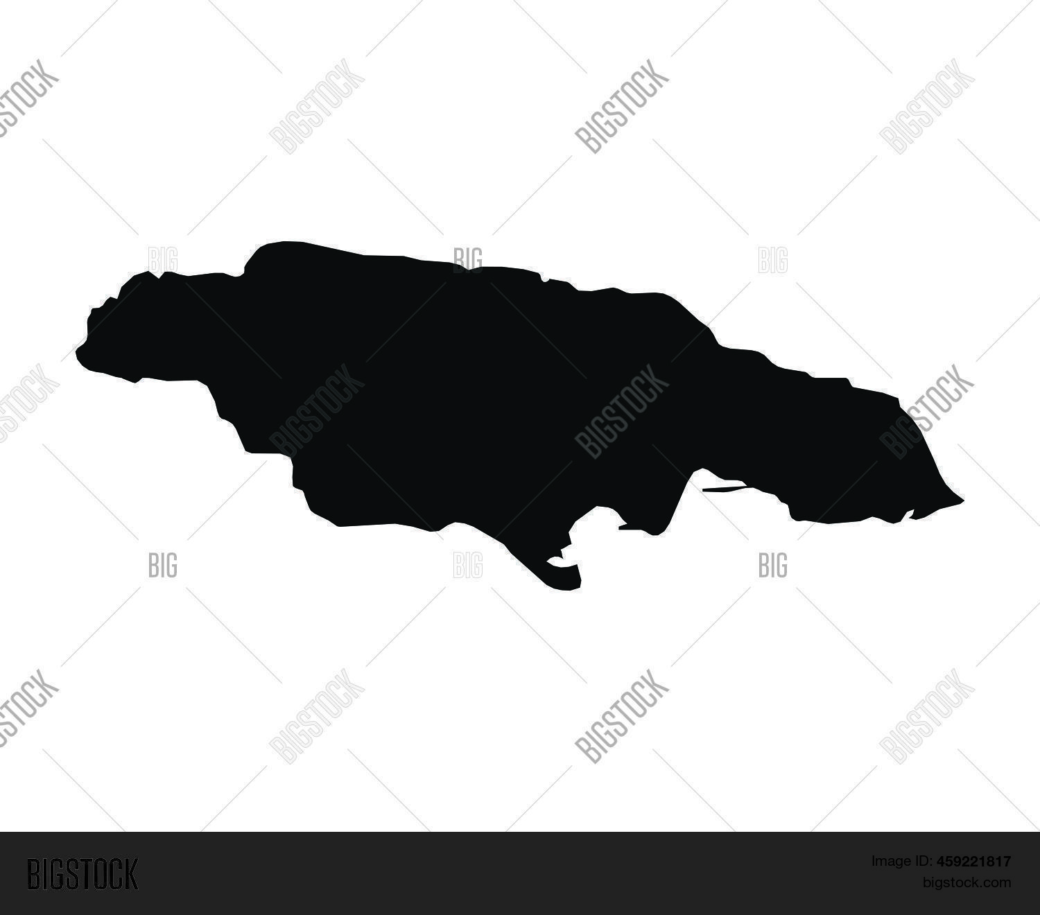 Jamaica Map. Jamaican Vector & Photo (Free Trial) Bigstock