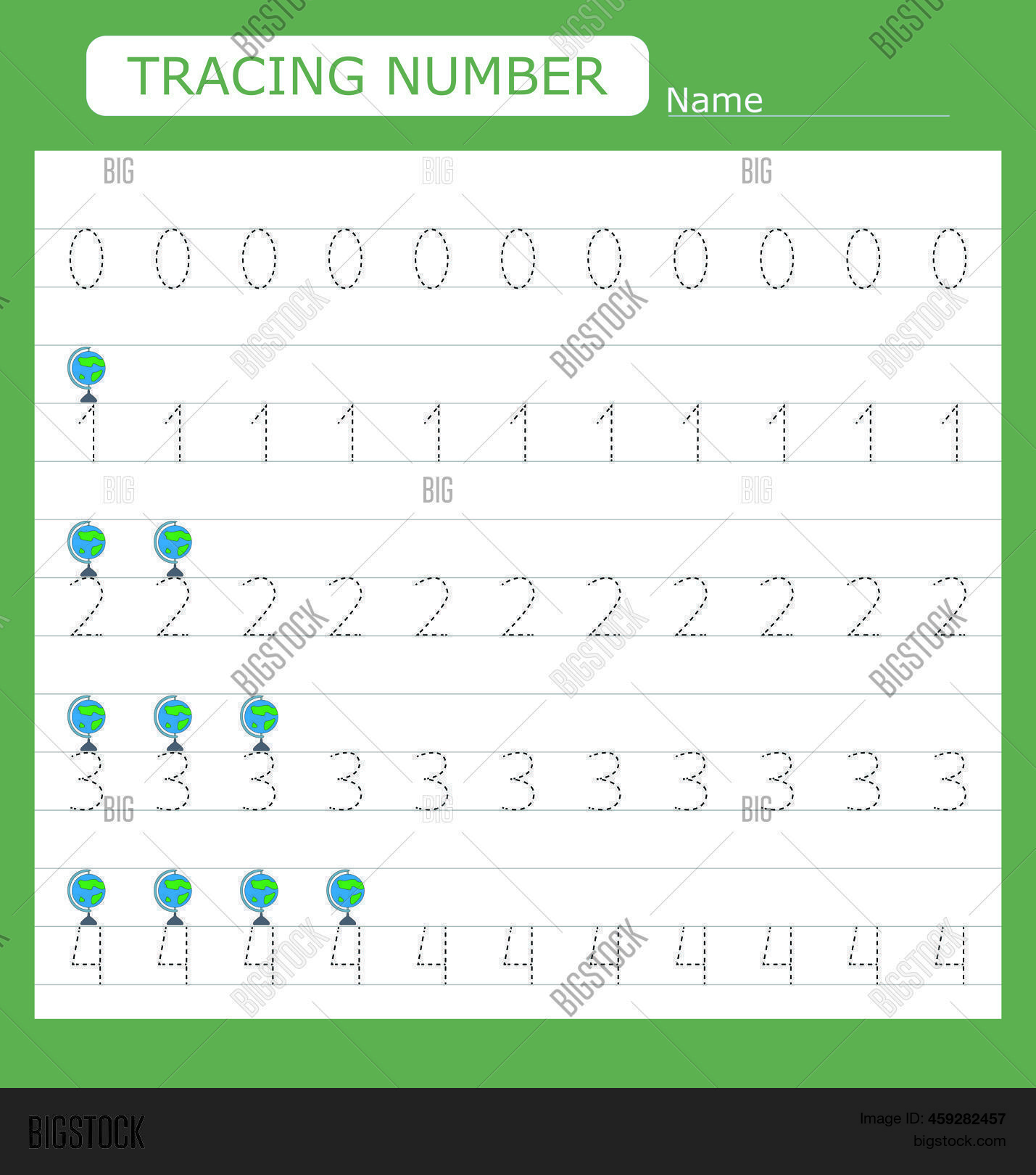 Numbers Kids. Vector & Photo (Free Trial) | Bigstock