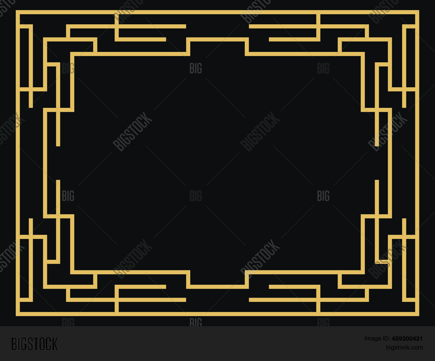 Art Deco Frame. Vector & Photo (Free Trial) Bigstock