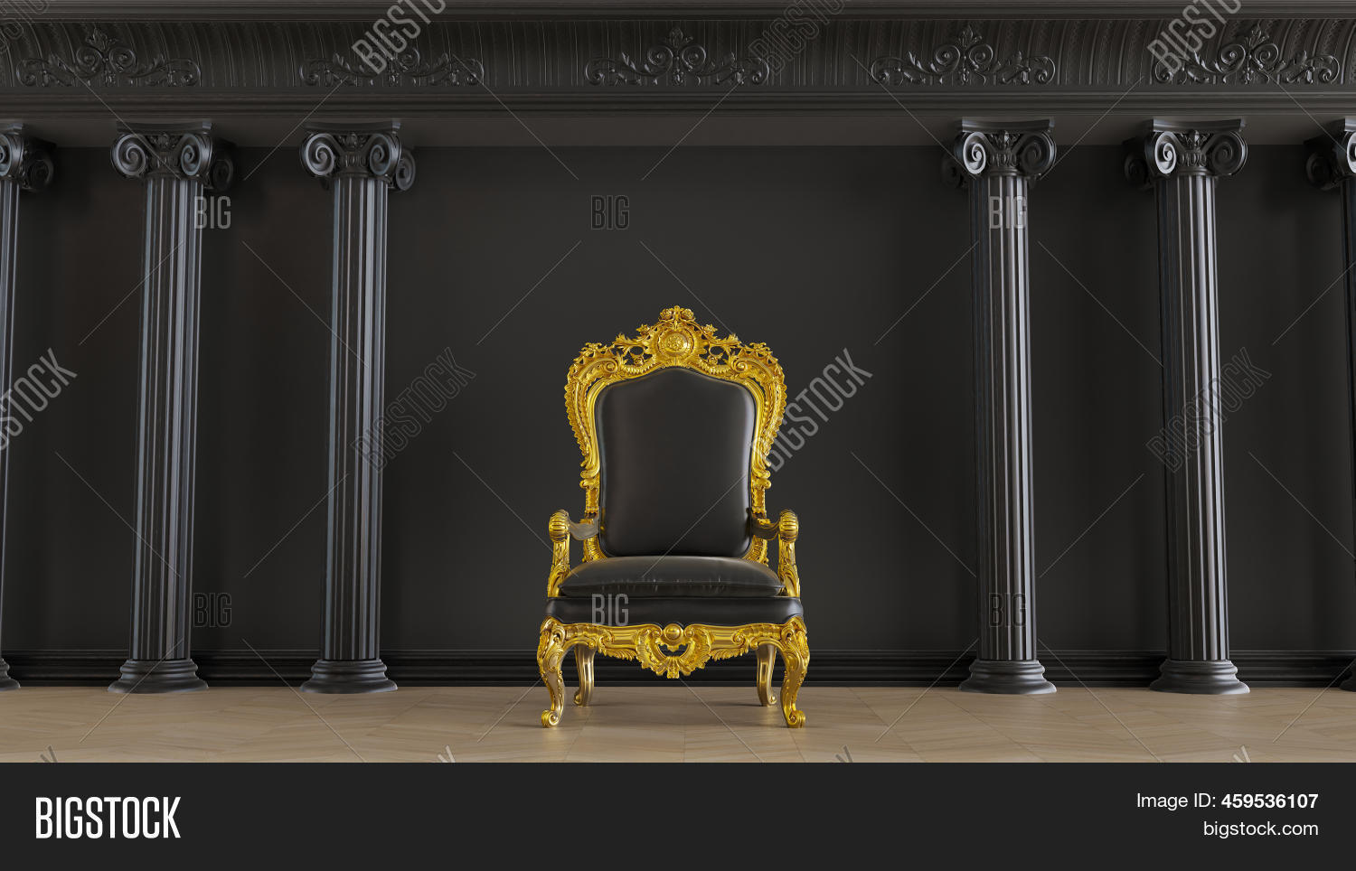 3d Render King Throne Image & Photo (Free Trial) Bigstock
