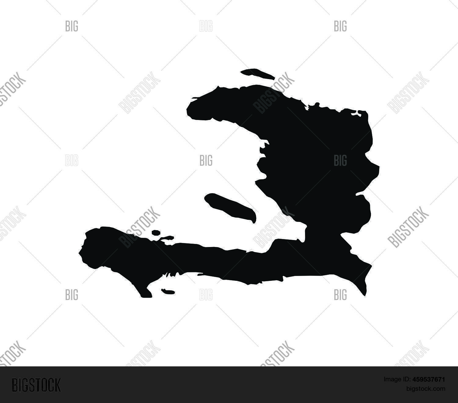 Haiti Map. Haitian Vector & Photo (Free Trial) Bigstock