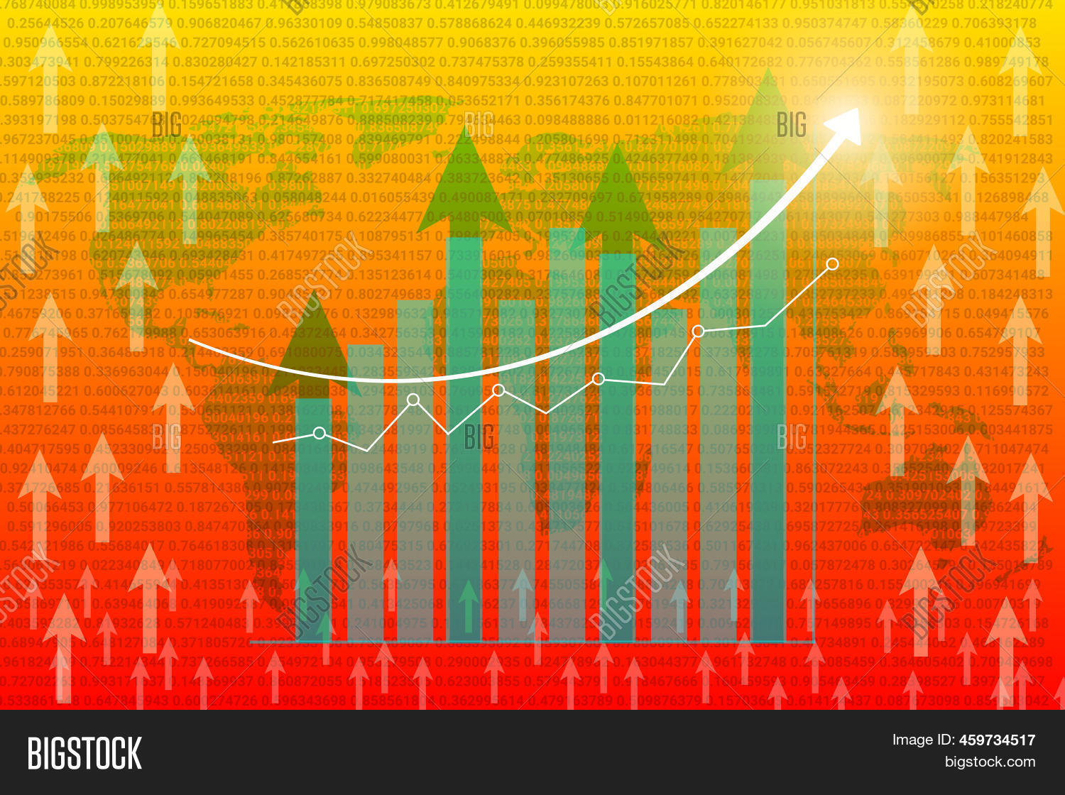 Price hike graph image photo free trial bigstock