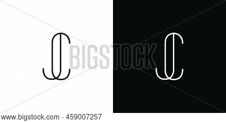 Simple And Modern Letter Jc Initials Logo Design