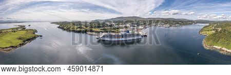Killybegs, Ireland - July 22 2022: Ms Arcadia Is A Cruise Ship In The P And O Cruises Fleet Visiting