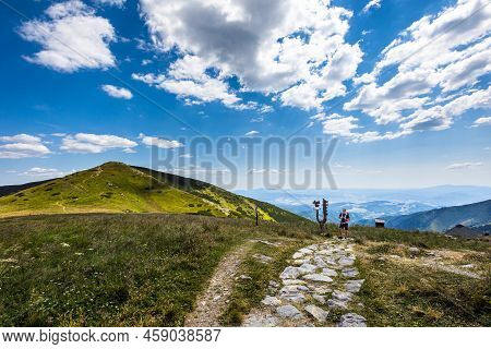 Handsome Man Trekking In Low Tatras Slovakia