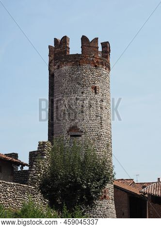 Ricetto Fortified Medieval Village In Candelo, Italy