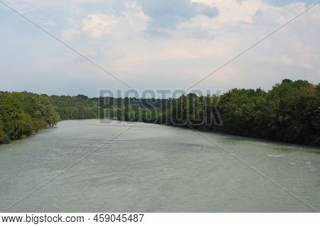 Dora Baltea River In Viverone
