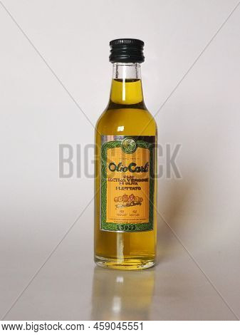 Sample Bottle Of Olio Carli Extra Virgin Olive Oil