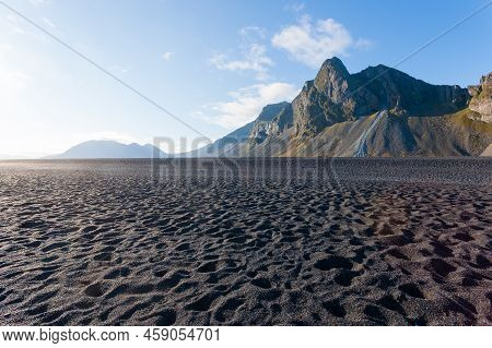 Hvalnes Lava Beach Landscape, East Iceland Landmark