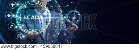 System Supervisory Control And Data Acquisition Technology Concept. Scada