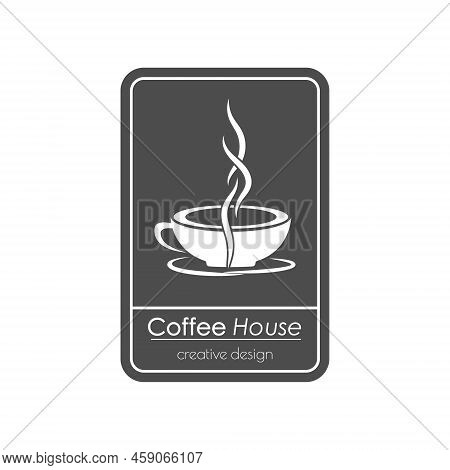 A Cup Of Coffee. Vector Icon For Coffee Shops, Websites And Applications. Flat Style