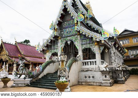 Ancient Architecture Ubosot Church And Antique Building For Thai People Travelers Travel Visit And R