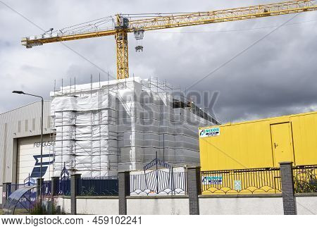 Greenock, Scotland, Uk, July 30th 2022, Ferguson Marine Shipyard New Calmac Ferry Under Construction