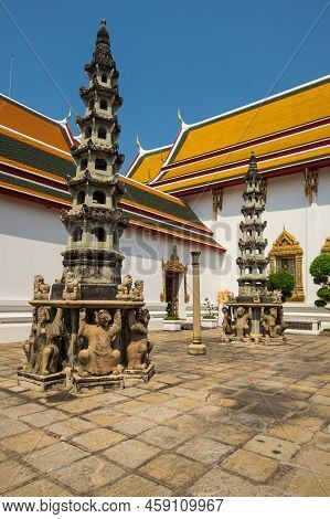 Wat Pho (known Also As The Temple Of The Reclining Buddha) Is A Buddhist Temple Complex In Bangkok, 