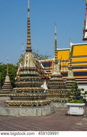 Wat Pho (known Also As The Temple Of The Reclining Buddha) Is A Buddhist Temple Complex In Bangkok, 