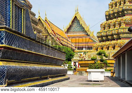 Bangkok, Thailand - February 22, 2020: Wat Pho (known Also As The Temple Of The Reclining Buddha) Is