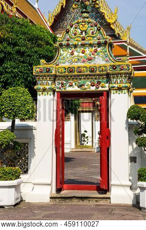 Wat Pho (known Also As The Temple Of The Reclining Buddha) Is A Buddhist Temple Complex In Bangkok, 