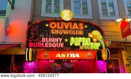 Olivias Show Club At Hamburg Reeperbahn Entertainment And Red Light District - City Of Hamburg, Germ