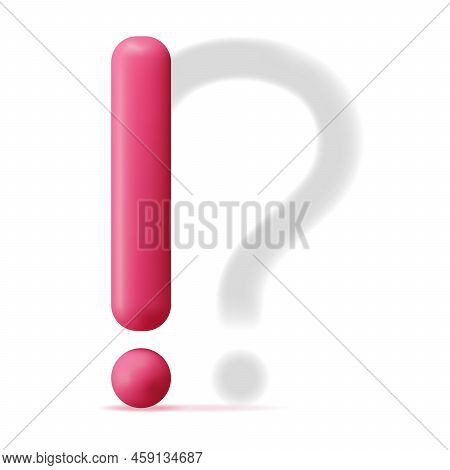 3d Exclamation Mark Vector & Photo (Free Trial) | Bigstock