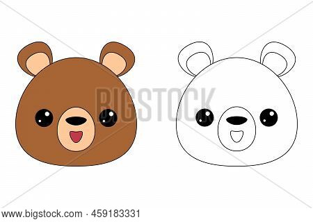 Flat Cartoon Bears Vector &amp; Photo (Free Trial) | Bigstock