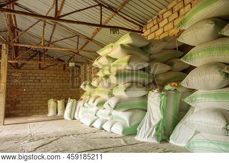 Warehouse For Coffee At Farm In Africa Region
