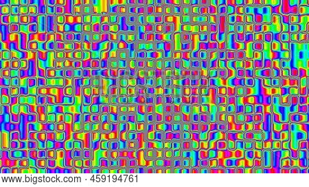 Colorful And Beautiful Iridize, Bubble, Or Oil Water Pattern Background Illustration. Presentation B